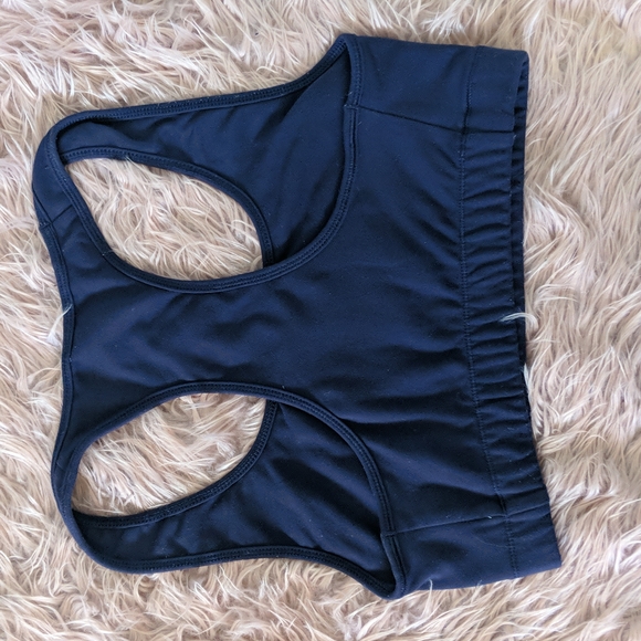 3/25$ American Apparel Navy Blue Sports Bra Medium - Picture 2 of 4